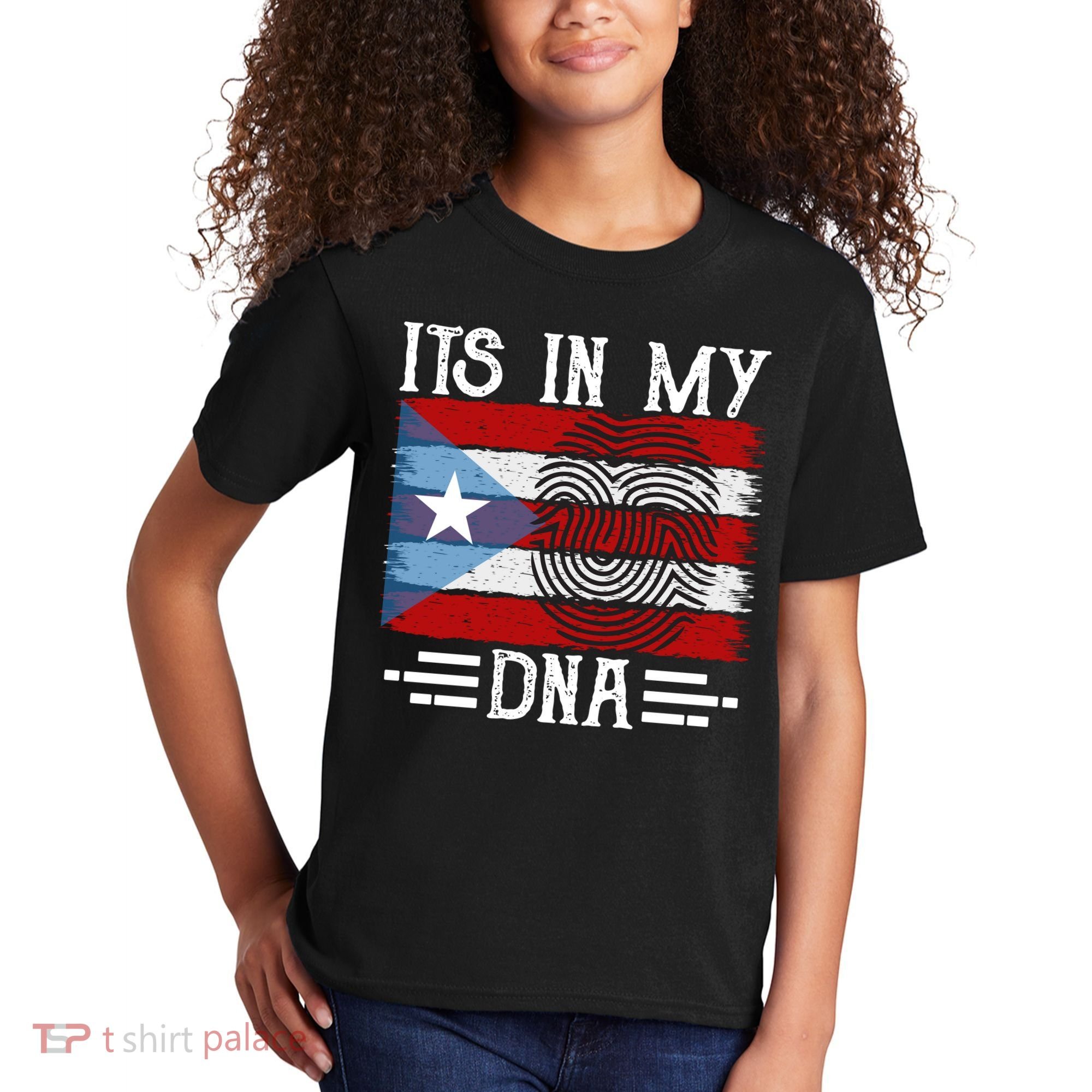Puerto Rico Dna Kids T-Shirt