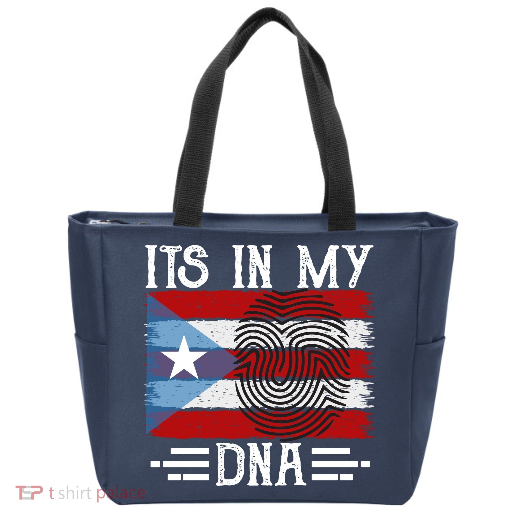 Puerto Rico Dna Tote Bag
