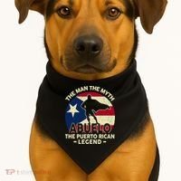 Puerto Rico Dad Abuelo Man Myth Puerto Rican Legend USA-Made Doggie Bandana thumb 1
