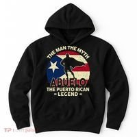 Puerto Rico Dad Abuelo Man Myth Puerto Rican Legend Hoodie thumb 0