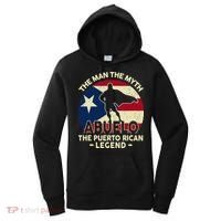 Puerto Rico Dad Abuelo Man Myth Puerto Rican Legend Women's Hoodie thumb 0
