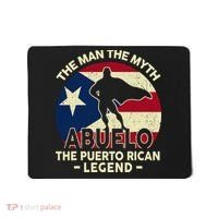 Puerto Rico Dad Abuelo Man Myth Puerto Rican Legend Mousepad thumb 0