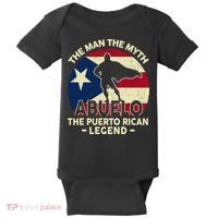 Puerto Rico Dad Abuelo Man Myth Puerto Rican Legend Baby Bodysuit thumb 0