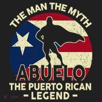 Puerto Rico Dad Abuelo Man Myth Puerto Rican Legend Hat thumb 2