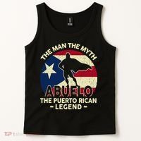 Puerto Rico Dad Abuelo Man Myth Puerto Rican Legend Tank Top thumb 2
