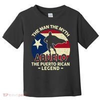 Puerto Rico Dad Abuelo Man Myth Puerto Rican Legend Toddler T-Shirt thumb 0
