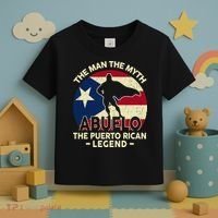 Puerto Rico Dad Abuelo Man Myth Puerto Rican Legend Toddler T-Shirt thumb 3