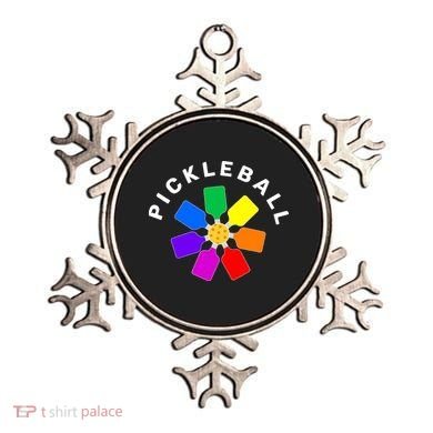 Pickleball Rainbow Design Pickleball Lover Ornament