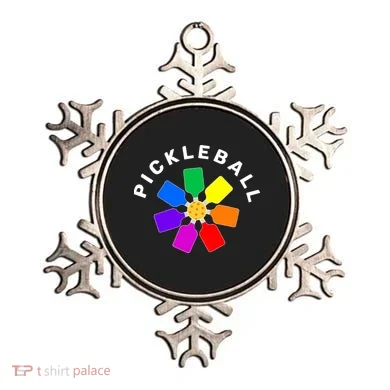 Pickleball Rainbow Design Pickleball Lover Ornament