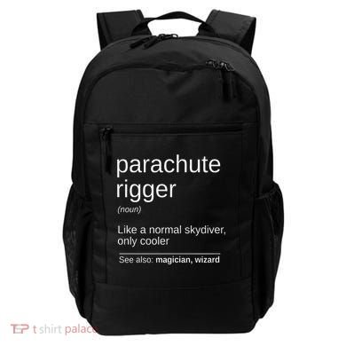 Parachute Rigger Definition Design Skydiving Packer Backpack