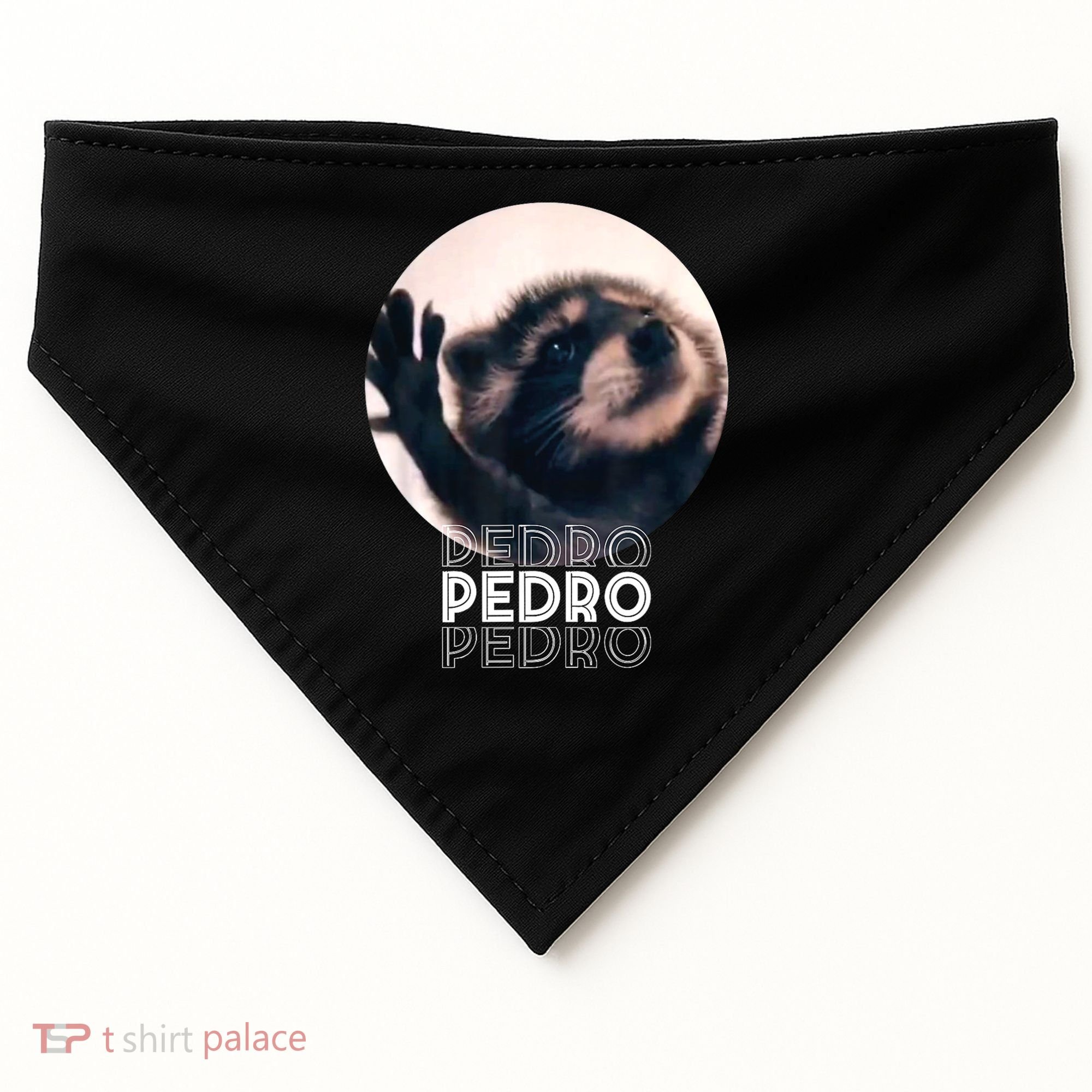 Pedro Racoon Dance Popular Internet Meme Mapache Dance USA-Made Doggie Bandana