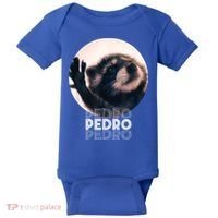 Pedro Racoon Dance Popular Internet Meme Mapache Dance Baby Bodysuit thumb 0