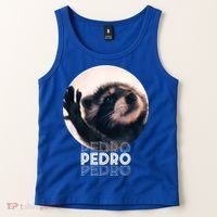 Pedro Racoon Dance Popular Internet Meme Mapache Dance Tank Top thumb 2