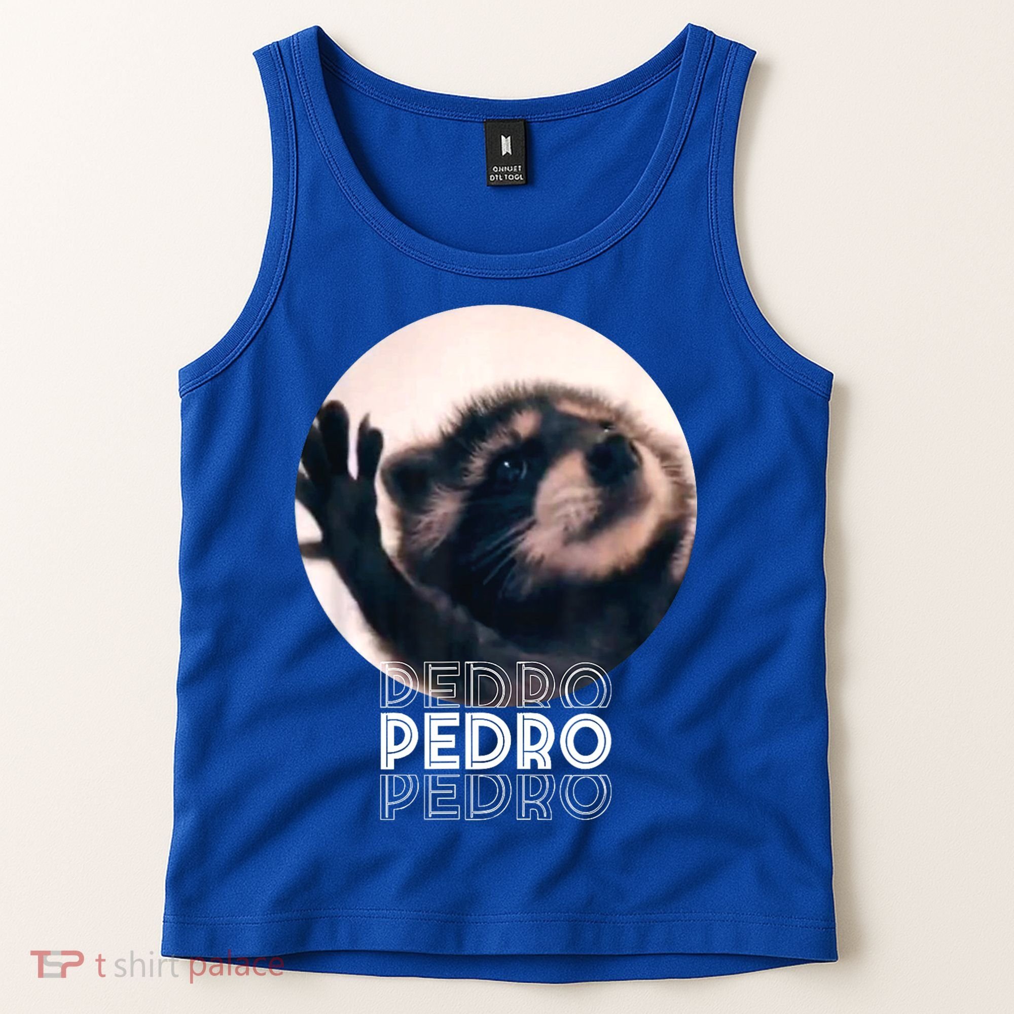 Pedro Racoon Dance Popular Internet Meme Mapache Dance Tank Top