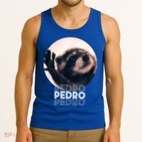 Pedro Racoon Dance Popular Internet Meme Mapache Dance Tank Top thumb 3