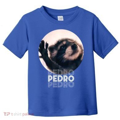 Pedro Racoon Dance Popular Internet Meme Mapache Dance Toddler T-Shirt