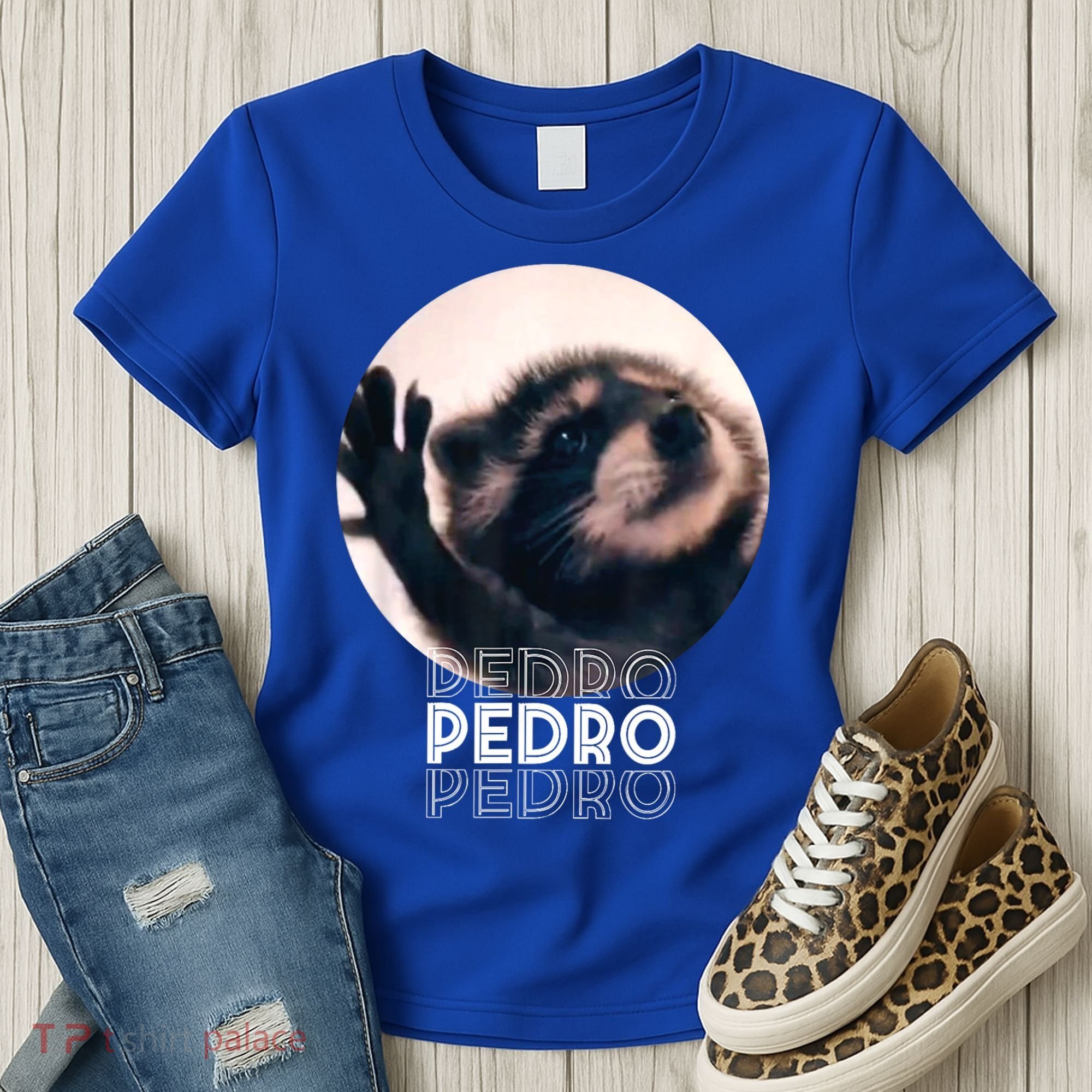 Pedro Racoon Dance Popular Internet Meme Mapache Dance Women's T-Shirt