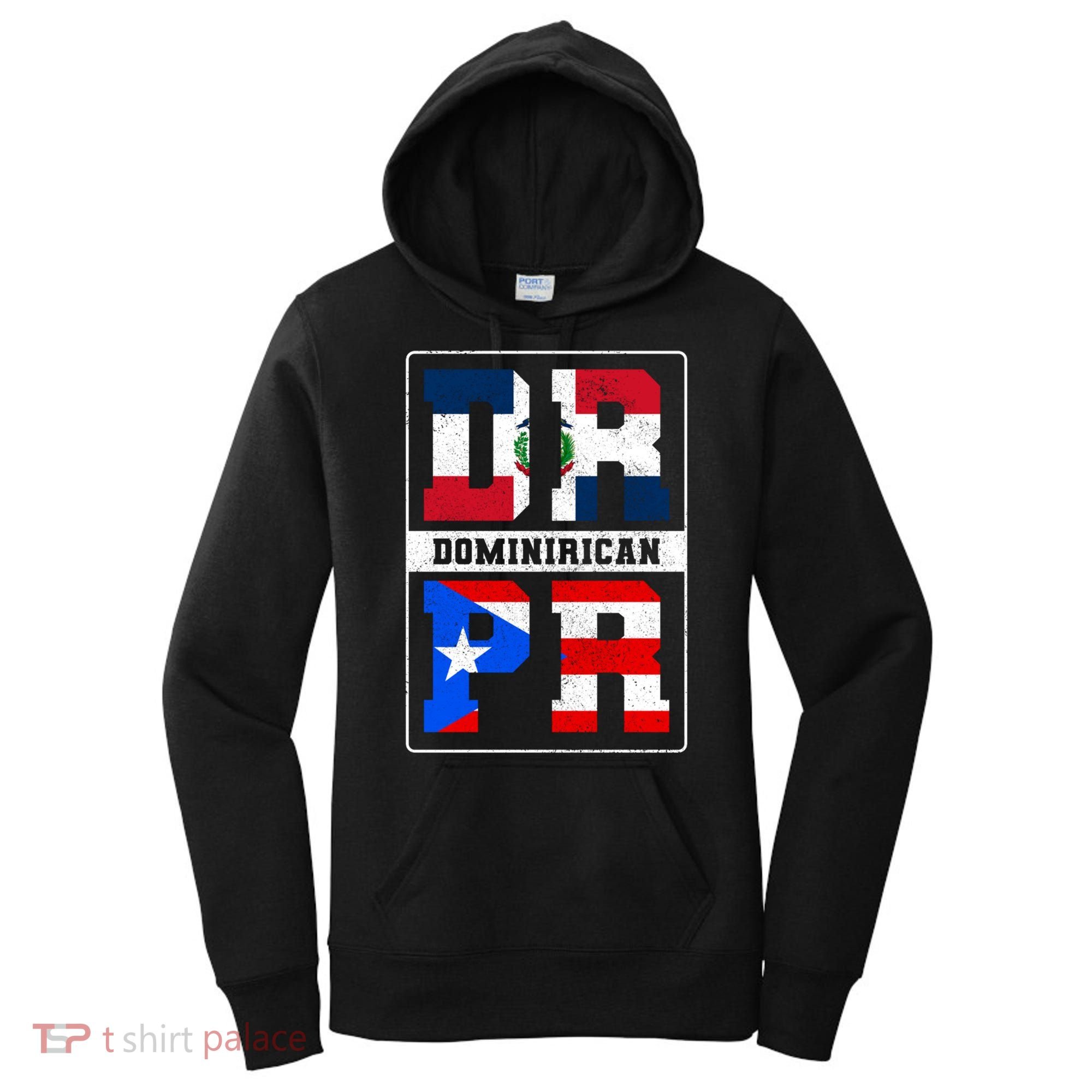 Puerto Rican Dominican Republic Dominirican Flag Pride Meaningful Gift Women's Hoodie