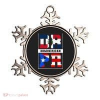 Puerto Rican Dominican Republic Dominirican Flag Pride Meaningful Gift Ornament thumb 0