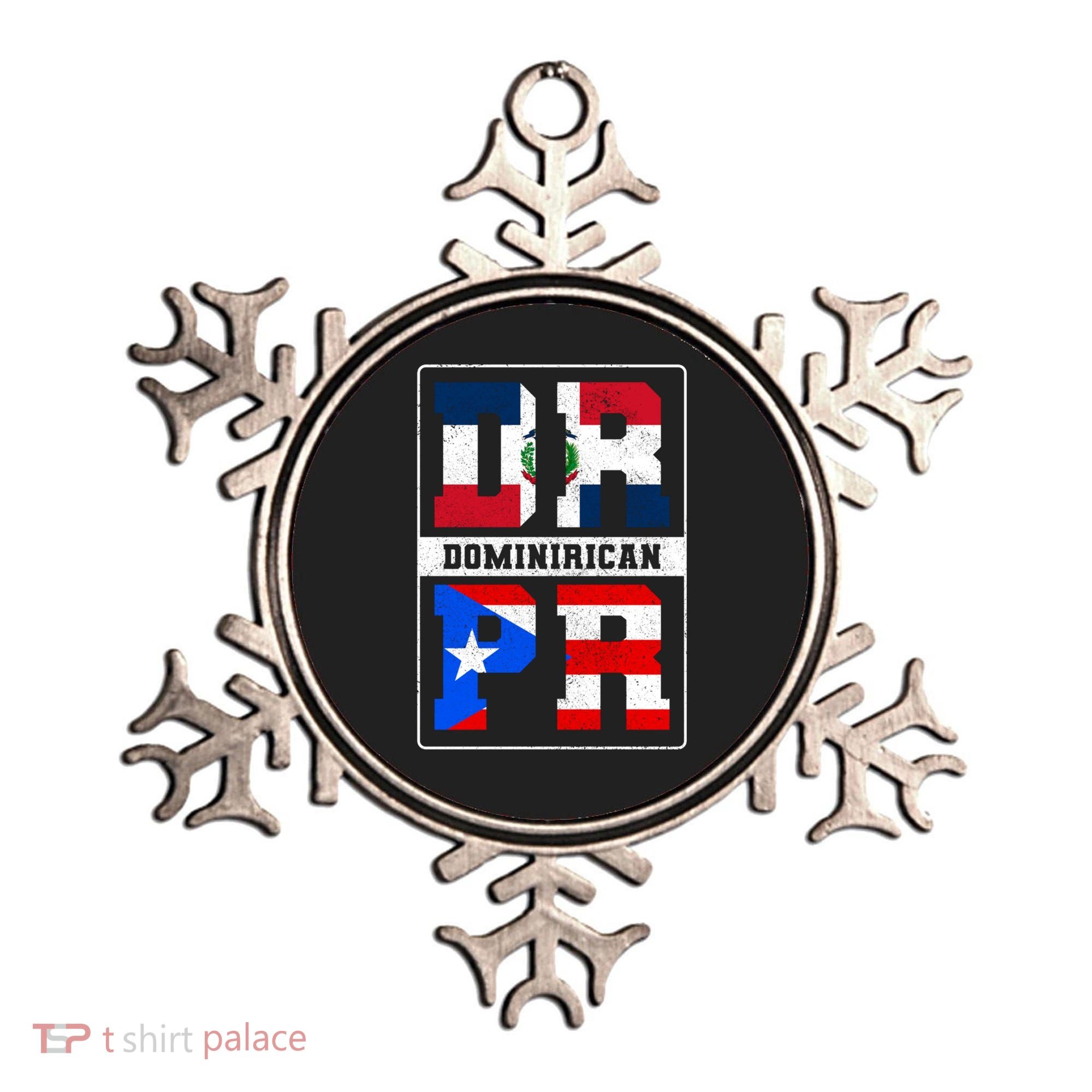 Puerto Rican Dominican Republic Dominirican Flag Pride Meaningful Gift Ornament