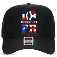 Puerto Rican Dominican Republic Dominirican Flag Pride Meaningful Gift Hat thumb 0