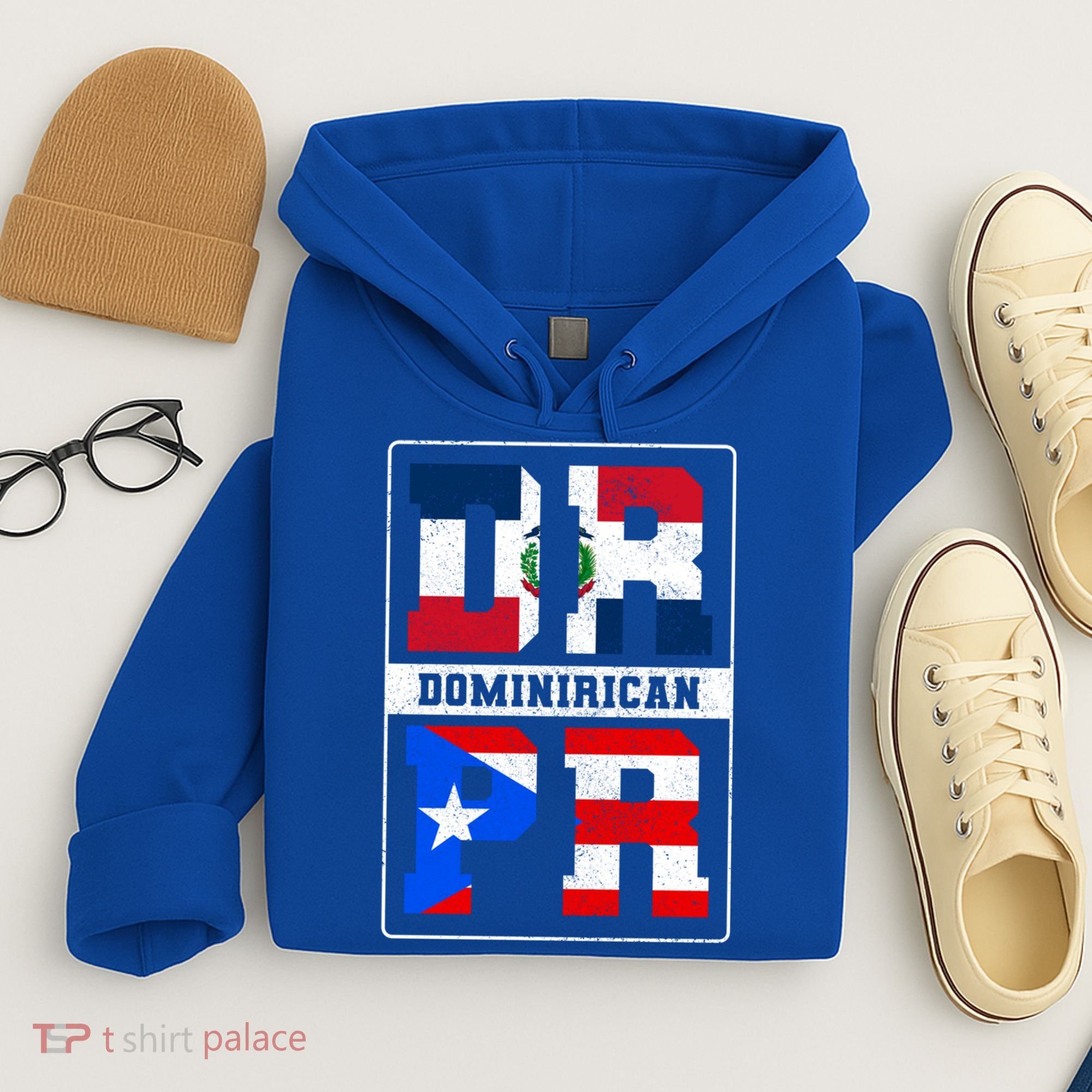 Puerto Rican Dominican Republic Dominirican Flag Pride Meaningful Gift Hoodie