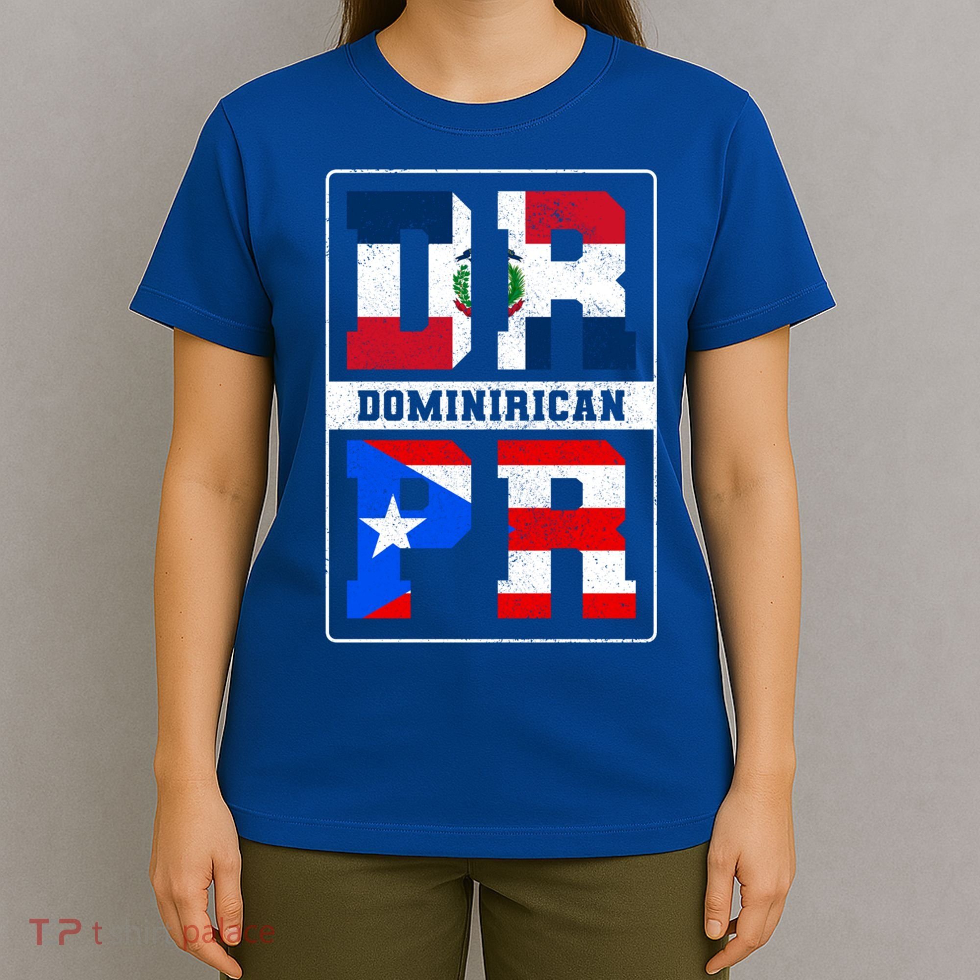 Puerto Rican Dominican Republic Dominirican Flag Pride Meaningful Gift T-Shirt