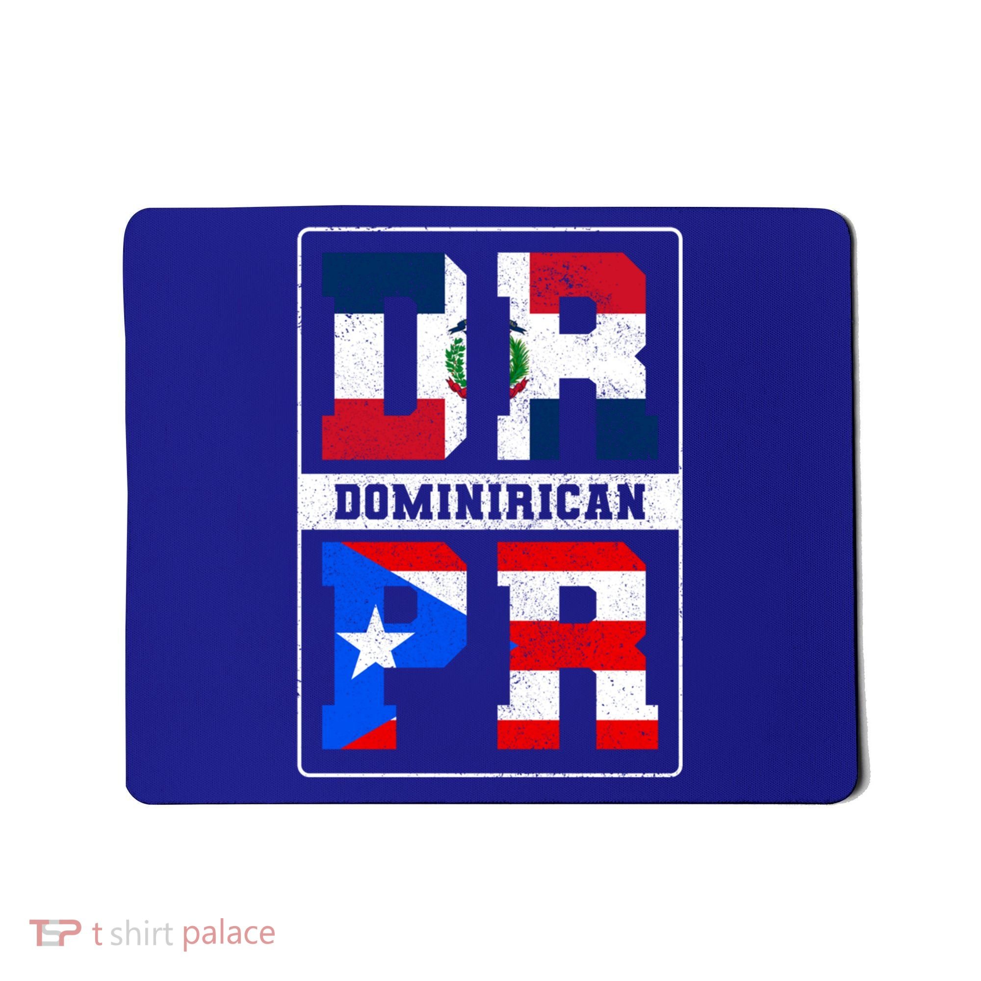 Puerto Rican Dominican Republic Dominirican Flag Pride Meaningful Gift Mousepad