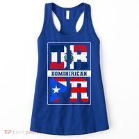 Puerto Rican Dominican Republic Dominirican Flag Pride Meaningful Gift Women's Tank Top thumb 0