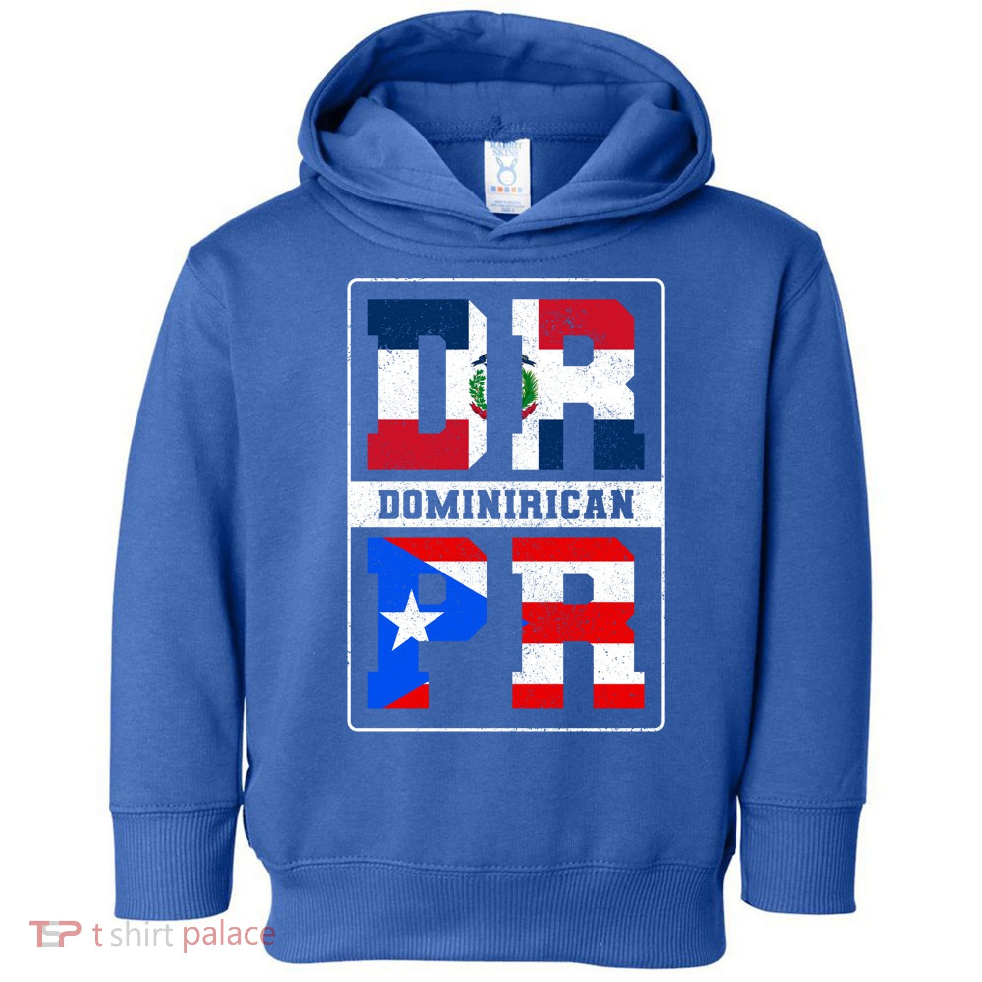 Puerto Rican Dominican Republic Dominirican Flag Pride Meaningful Gift Toddler Hoodie