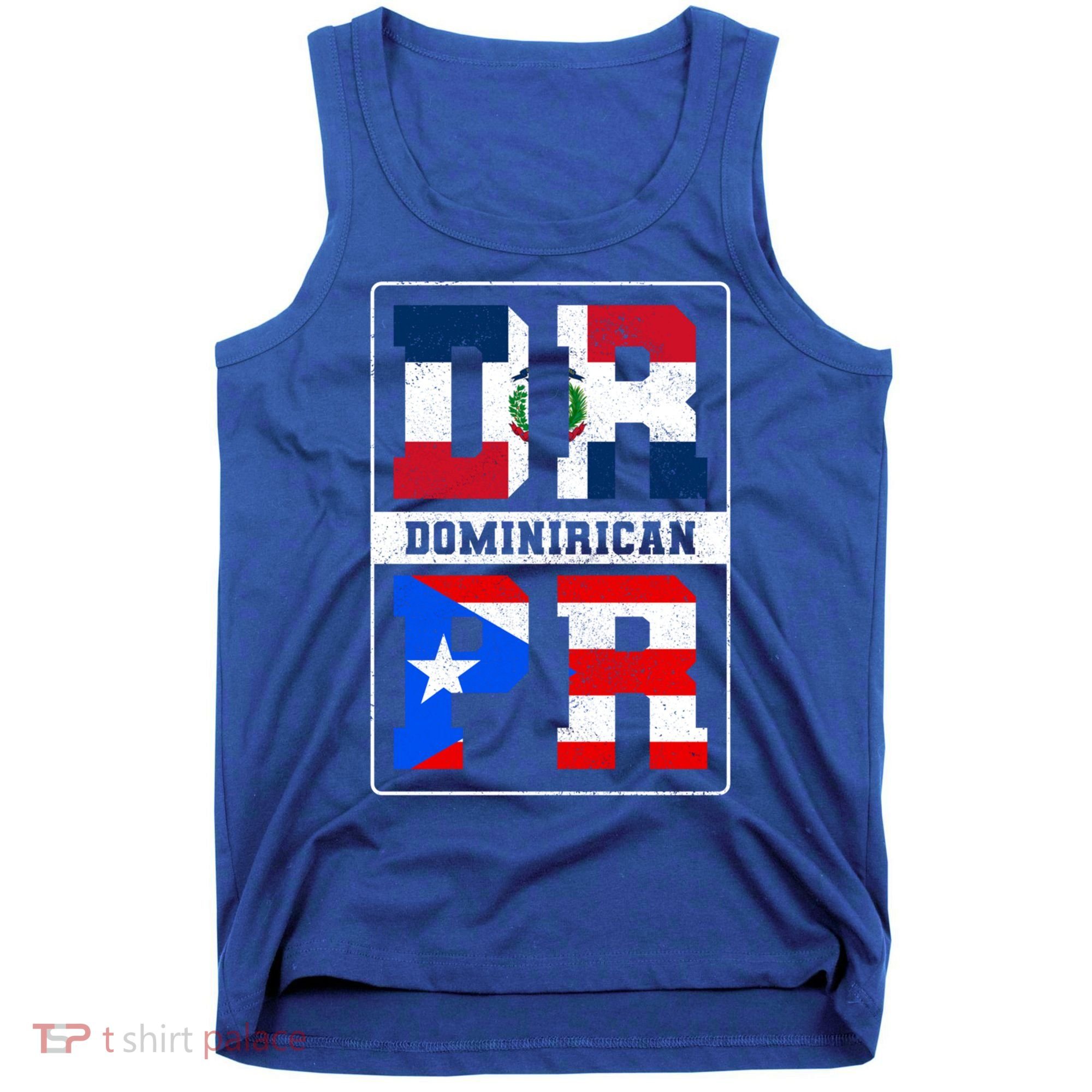 Puerto Rican Dominican Republic Dominirican Flag Pride Meaningful Gift Tank Top