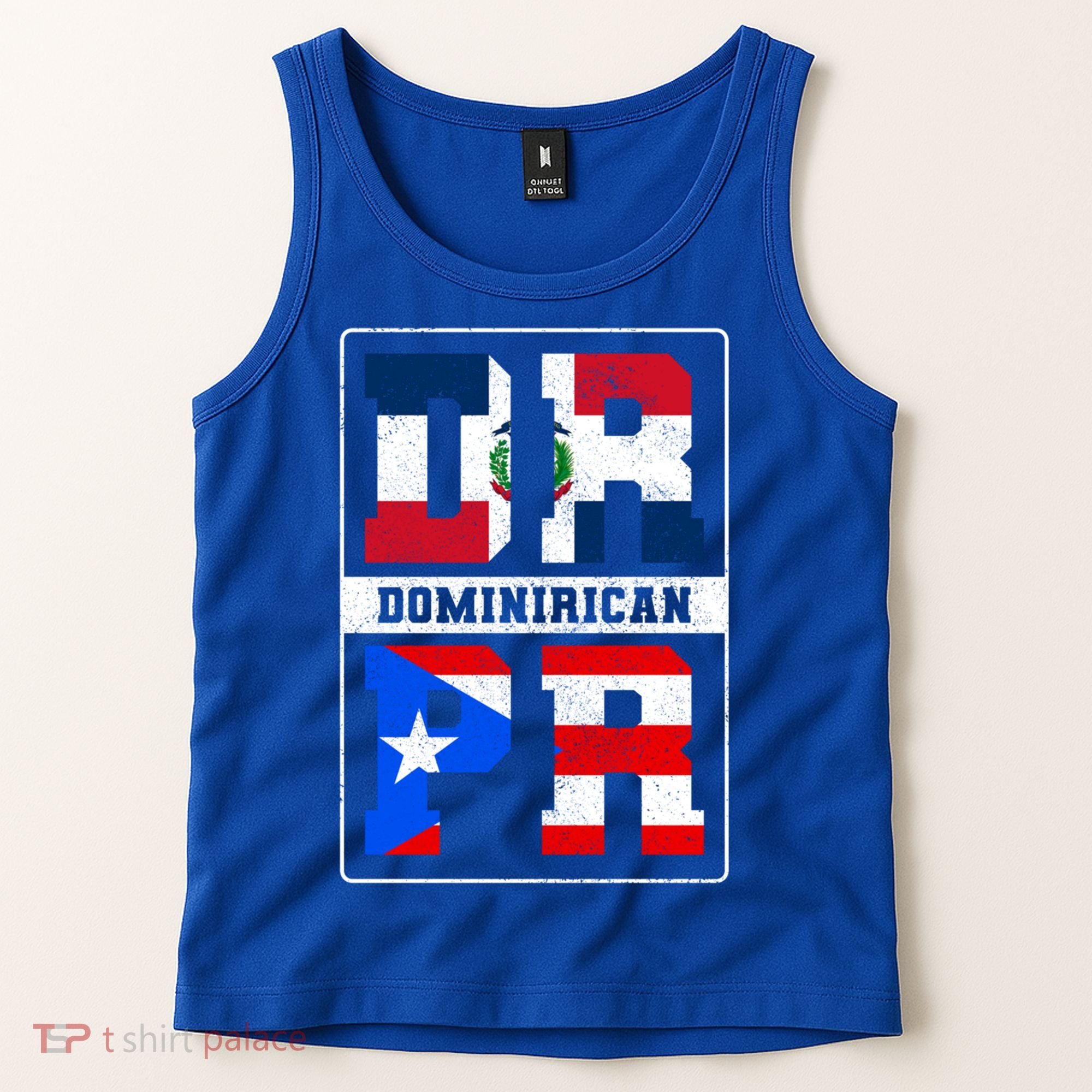 Puerto Rican Dominican Republic Dominirican Flag Pride Meaningful Gift Tank Top