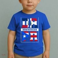 Puerto Rican Dominican Republic Dominirican Flag Pride Meaningful Gift Toddler T-Shirt thumb 2