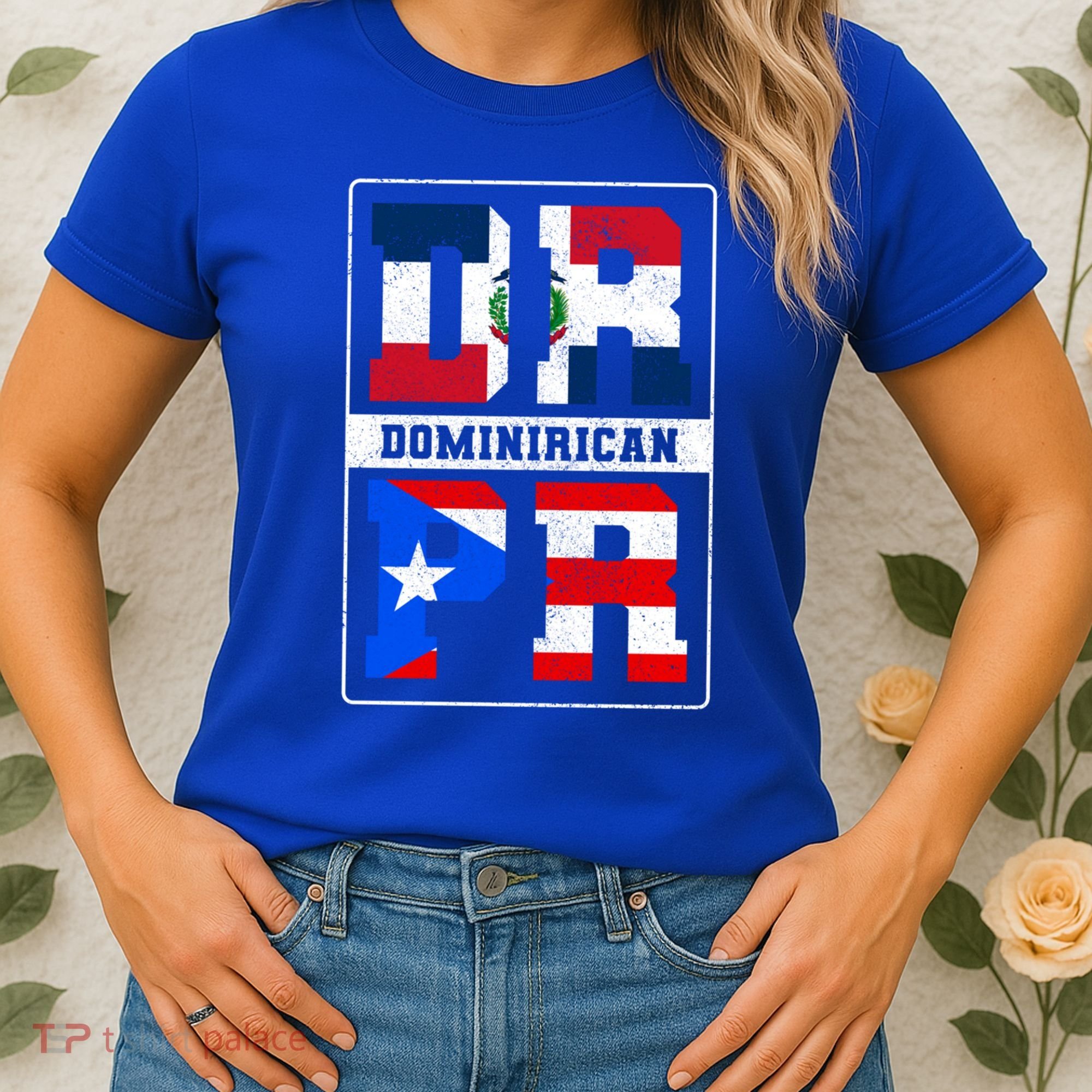 Puerto Rican Dominican Republic Dominirican Flag Pride Meaningful Gift Women's T-Shirt