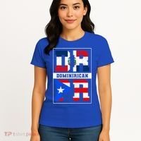 Puerto Rican Dominican Republic Dominirican Flag Pride Meaningful Gift Women's T-Shirt thumb 4