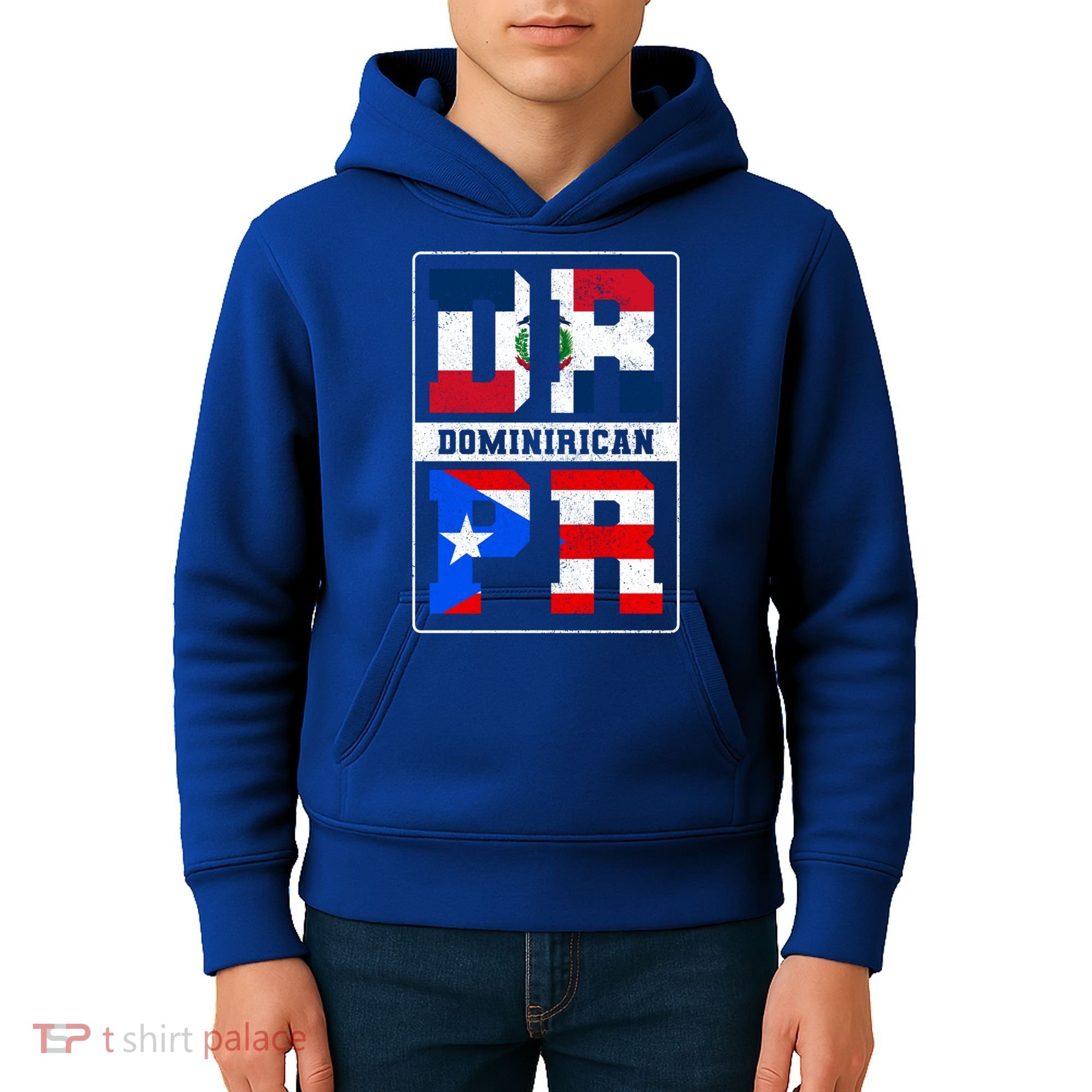 Puerto Rican Dominican Republic Dominirican Flag Pride Meaningful Gift Kids Hoodie