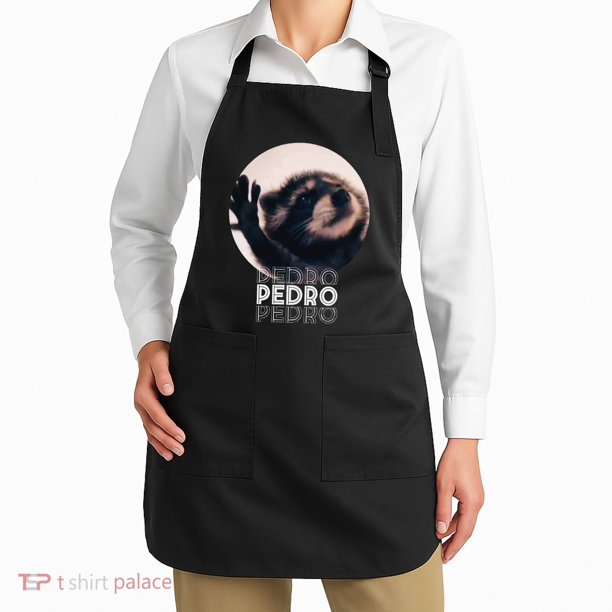 Pedro Racoon Dance Popular Internet Meme Mapache Dance Apron