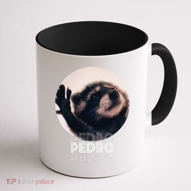 Pedro Racoon Dance Popular Internet Meme Mapache Dance Coffee Mug back