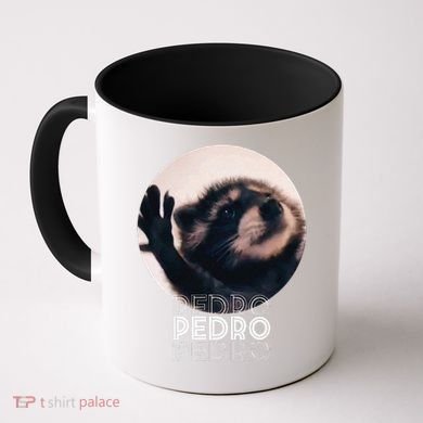 Pedro Racoon Dance Popular Internet Meme Mapache Dance Coffee Mug