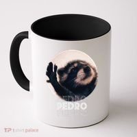 Pedro Racoon Dance Popular Internet Meme Mapache Dance Coffee Mug thumb 0
