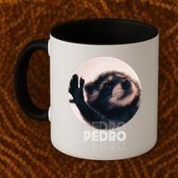 Pedro Racoon Dance Popular Internet Meme Mapache Dance Coffee Mug thumb 2