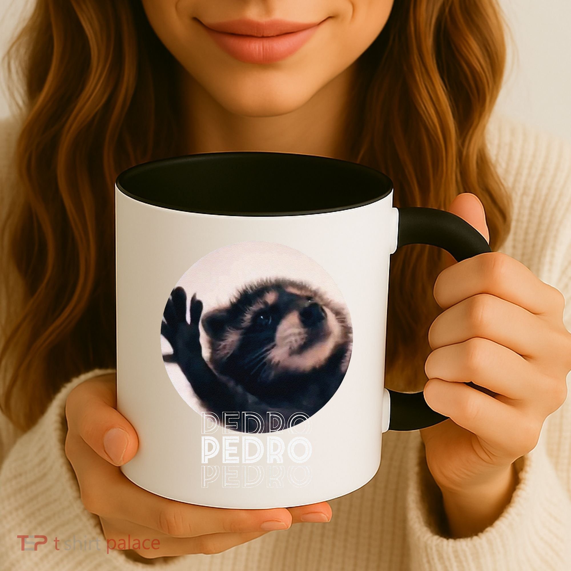 Pedro Racoon Dance Popular Internet Meme Mapache Dance Coffee Mug