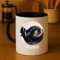 Pedro Racoon Dance Popular Internet Meme Mapache Dance Coffee Mug thumb 4