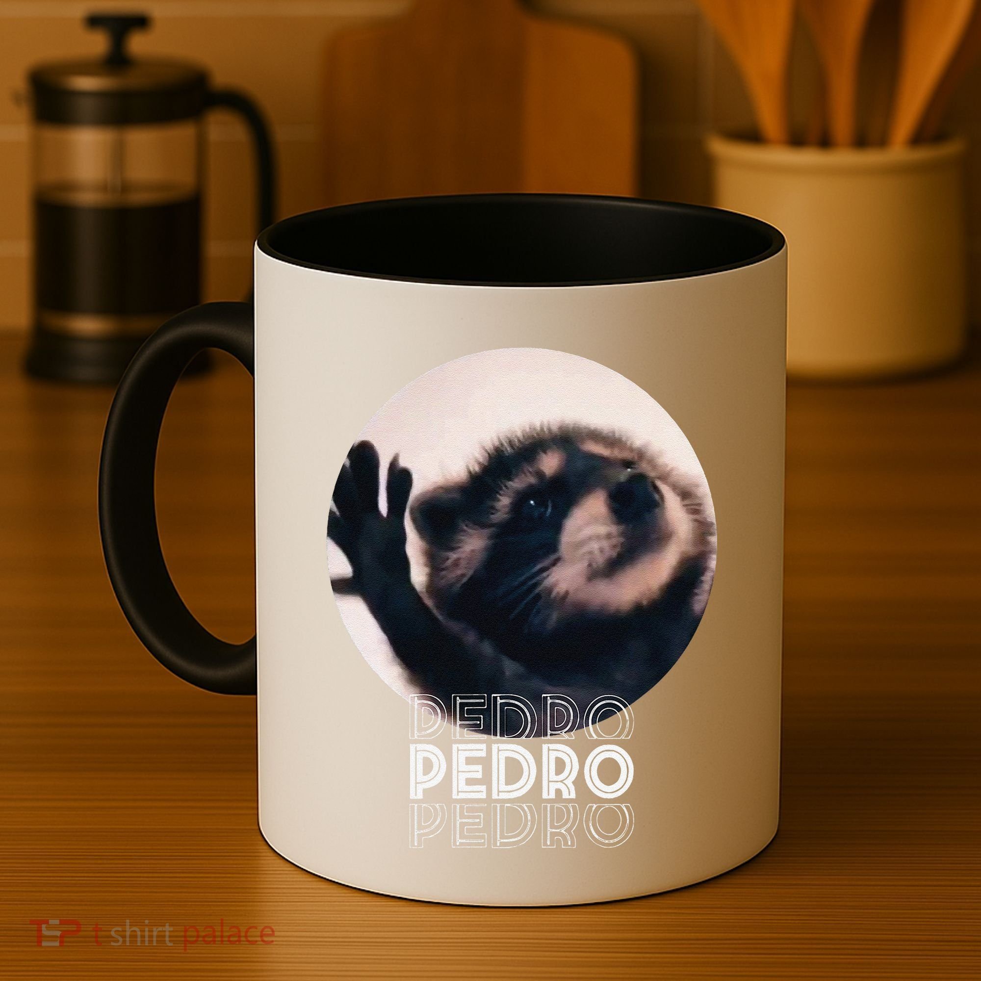 Pedro Racoon Dance Popular Internet Meme Mapache Dance Coffee Mug