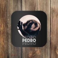 Pedro Racoon Dance Popular Internet Meme Mapache Dance Coaster thumb 0