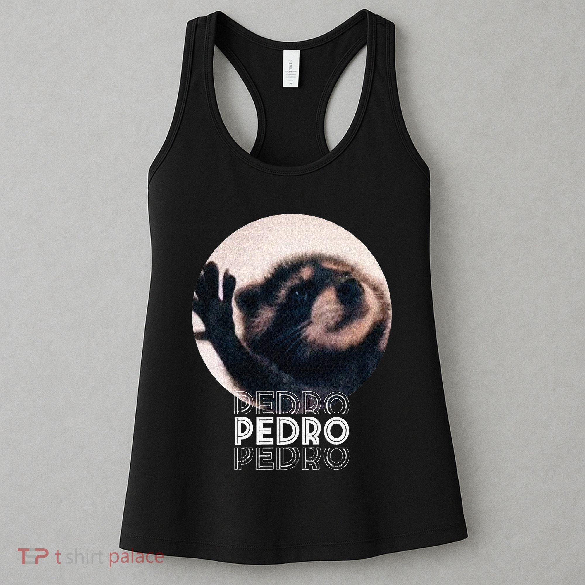 Pedro Racoon Dance Popular Internet Meme Mapache Dance Women's Tank Top
