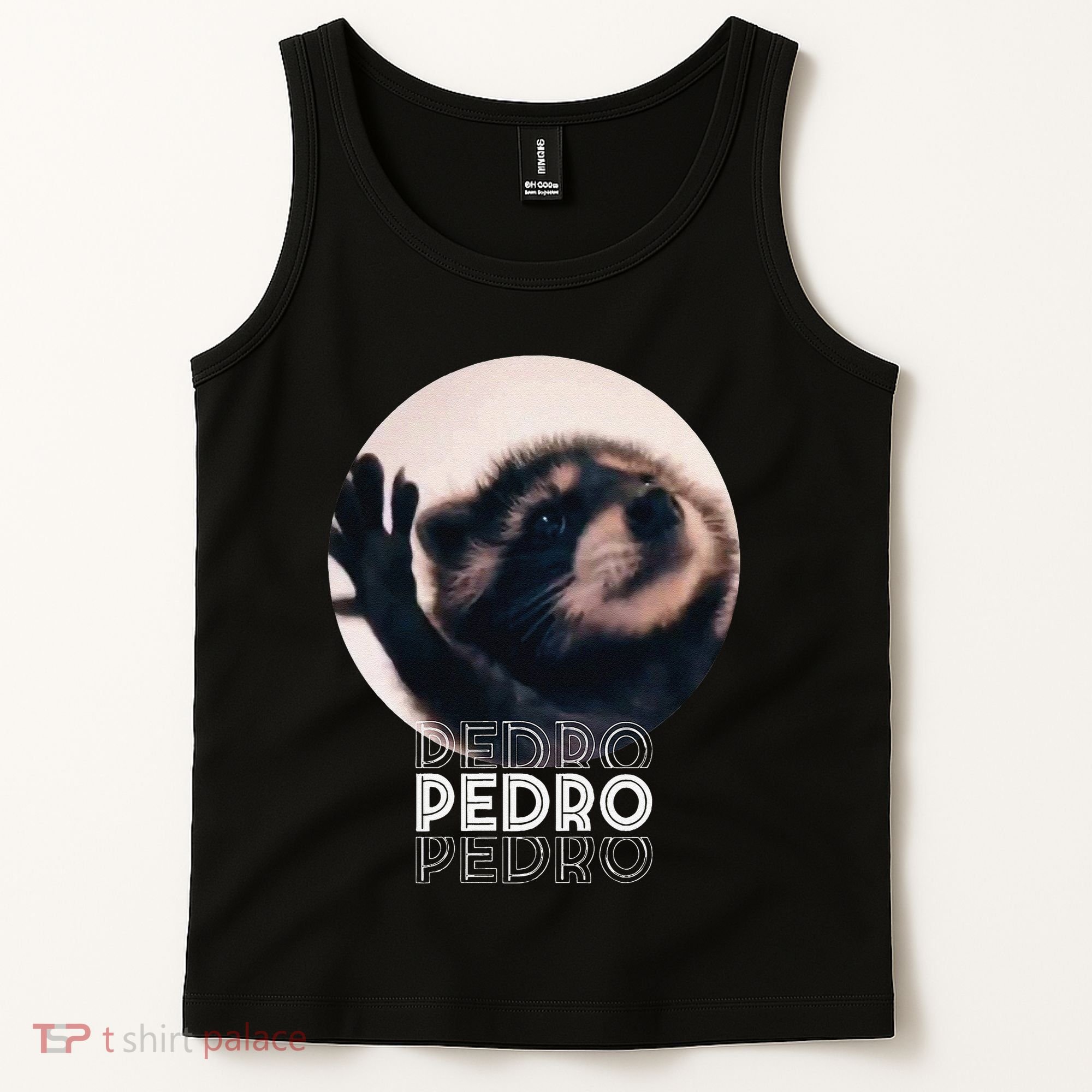 Pedro Racoon Dance Popular Internet Meme Mapache Dance Tank Top