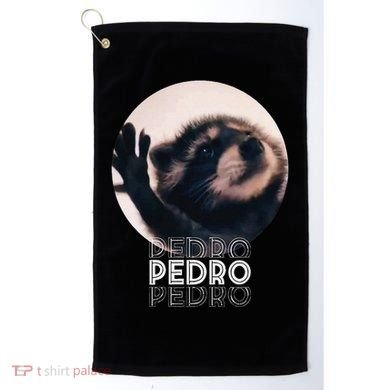 Pedro Racoon Dance Popular Internet Meme Mapache Dance Golf Towel
