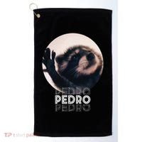 Pedro Racoon Dance Popular Internet Meme Mapache Dance Golf Towel thumb 0