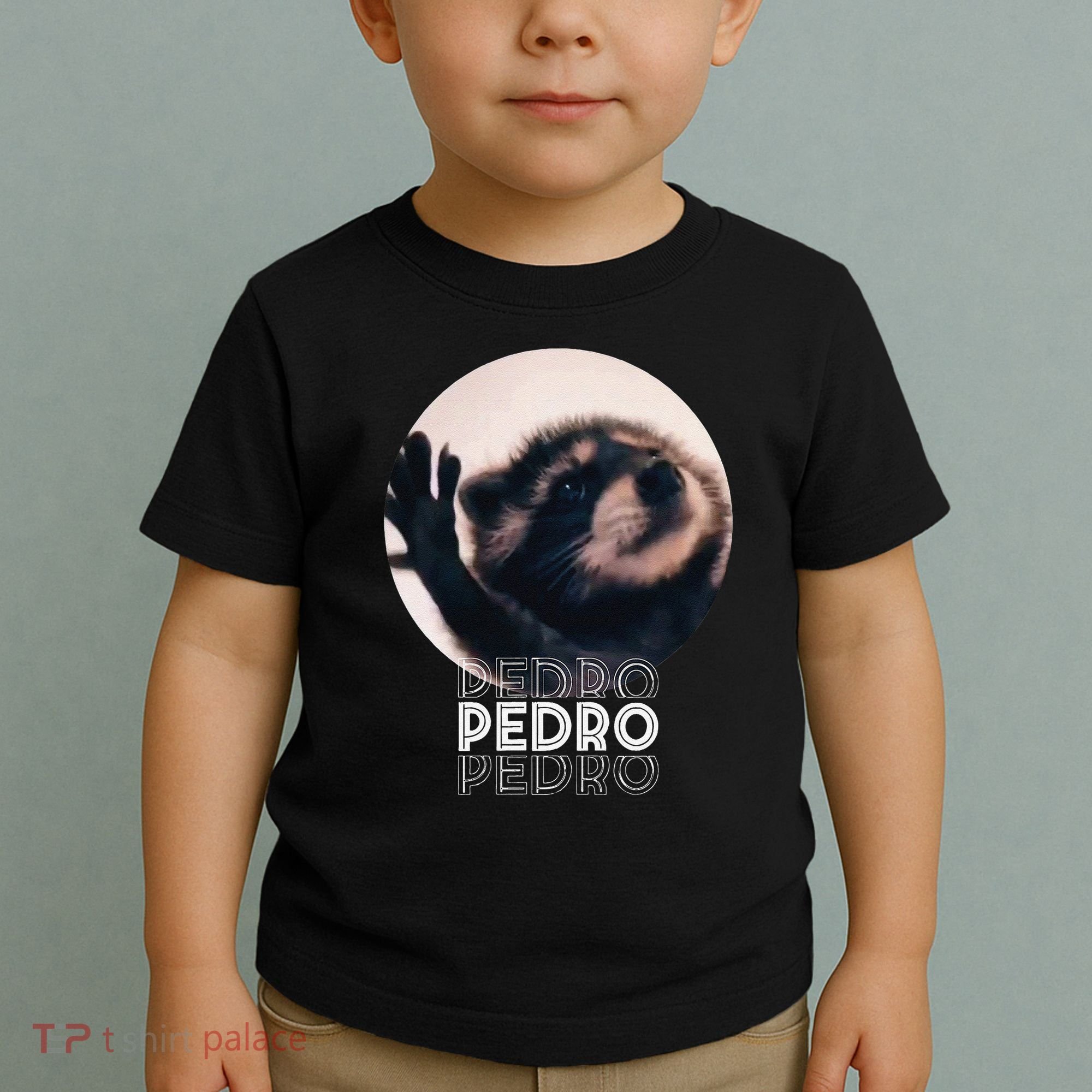 Pedro Racoon Dance Popular Internet Meme Mapache Dance Toddler T-Shirt